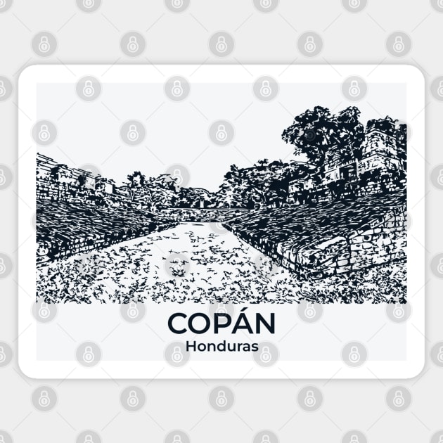Copán - Honduras Magnet by Lakeric